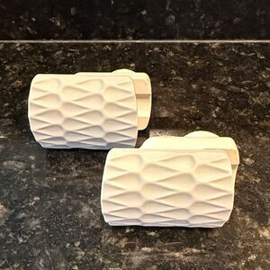 Yankee Candle White Geometric Holders
